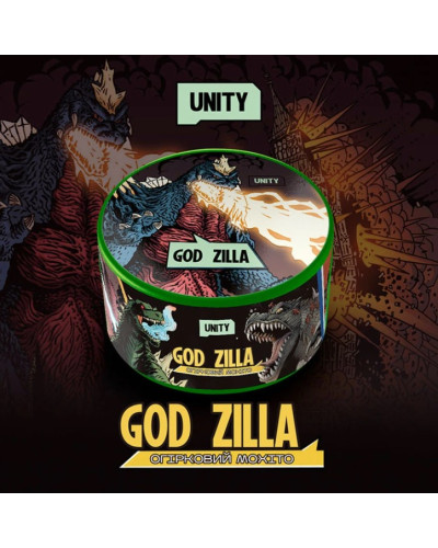 Табак Unity Urban God Zilla (огірковий мохіто 100 г)