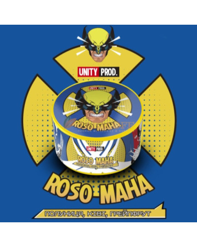 Табак Unity Urban Roso Maha (полуниця ківі грейпфрут 100 г)