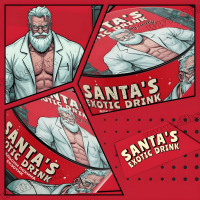 Табак Unity Santa’s Exotic drink (апельсин, голубика, экзотик, 100 г)