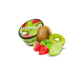 Табак для кальяну YUMMY Полуниця Ківі Лайм 100гр