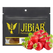 Табак для кальяна JiBiAR 100 гр Strawberry (полуниця) (прострочено)