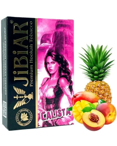 Табак для кальяна JiBiAR 50 гр Calista (ананас манго персик)