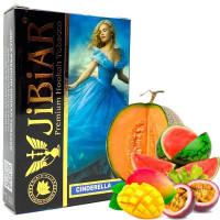 Табак для кальяна  JiBiAR 50 гр Cinderella (апельсин ананас кавун диня манго маракуйя м'ята) (протермінований)