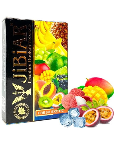 Табак для кальяна JiBiAR 50 гр Fresh Exotic (манго маракуйя личи лед)