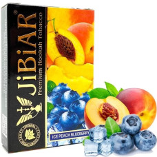 Табак для кальяна JiBiAR 50 гр Ice Peach Blueberry (чорниця персик лід) (протермінований)