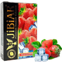Табак для кальяна JiBiAR 50 гр Ice Strawberry (полуниця лід)