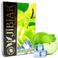 Табак для кальяна  JiBiAR 50 гр Ice Green Apple (яблуко лід) (протермінований)
