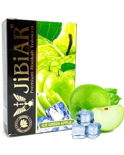 Табак для кальяна JiBiAR 50 гр Ice Green Apple (яблуко лід) (протермінований)