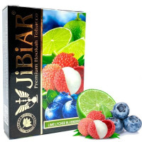 Табак для кальяна  JiBiAR 50 гр Lime Lychee Blueberry (чорниця лічі лайм)