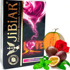 Табак для кальяна JiBiAR 50 гр Jibiar Love (диня, м'ята, маракуя, троянда)