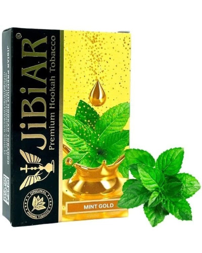 Табак для кальяна JiBiAR 50 гр Mint Gold (м'ята з медом) (протермінований)