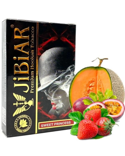 Табак для кальяна JiBiAR 50 гр Sweet Princess (диня полуниця маракуя)