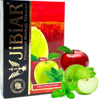 Табак для кальяна JiBiAR 50 гр Two Apples Mint (подвійне яблуко мята)