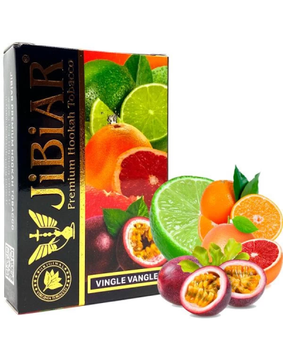 Табак для кальяна JiBiAR 50 гр Vingle Vangle (маракуйя грейпфрут лайм) (протермінований)