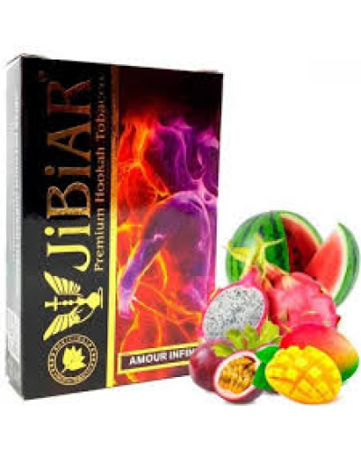 Табак для кальяна JiBiAR 50 гр Amour Infini (кавун манго маракуйя пітайя)