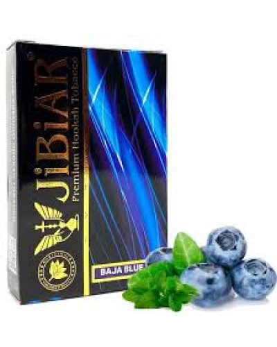 Табак для кальяна JiBiAR 50 гр Baja Blue (чорниця м'ята)