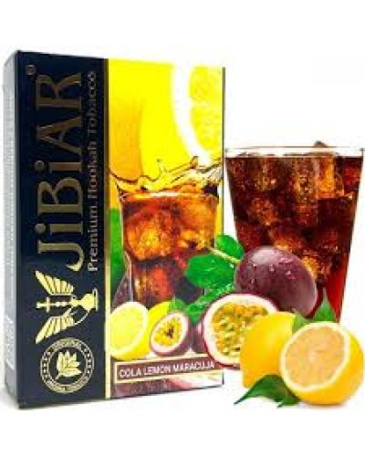 Табак для кальяна JiBiAR 50 гр Cola Lemon Maracuja (кола лимон маракуйя) (протермінований)