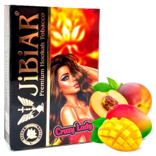 Табак для кальяна  JiBiAR 50 гр Crazy Lady (манго персик)