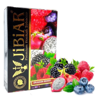 Табак для кальяна  JiBiAR 50 гр Dragon Berry (ожина малина пітайя чорниця) (протермінований)