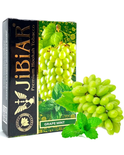 Табак для кальяна JiBiAR 50 гр Grape mint (виноград м'ята)