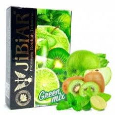 Табак для кальяна JiBiAR 50 гр Green Mix (зелене яблуко ківі лайм)
