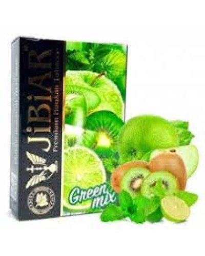 Табак для кальяна JiBiAR 50 гр Green Mix (зеленое яблоко киви лайм)