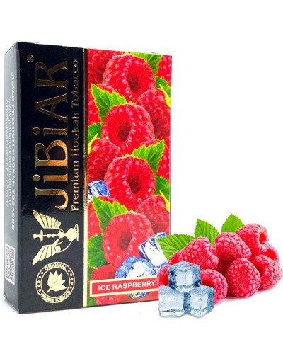 Табак для кальяна JiBiAR 50 гр Ice Raspberry (малина лід) (протермінований)