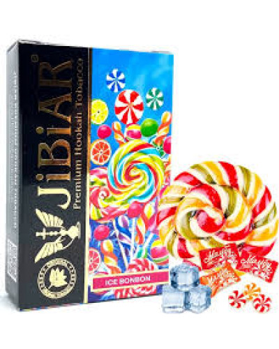 Табак для кальяна JiBiAR 50 гр Ice Bonbon (фруктовий льодяник лід)