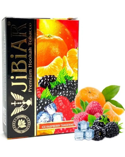 Табак для кальяна JiBiAR 50 гр Ice Raspberry Tangerine (мандарин ожина малина лід) (протермінований)