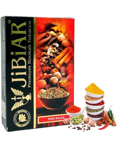 Табак для кальяна JiBiAR 50 гр Pan Raas (індійські спеції) (протермінований)