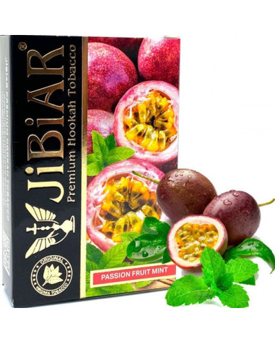 Табак для кальяна JiBiAR 50 гр Passion Fruit Mint (маракуйя м'ята) (протермінований)