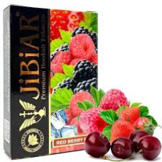 Табак для кальяна JiBiAR 50 гр Red Berry Mix (ожина малина полуниця) (протермінований)