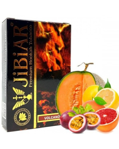 Табак для кальяна JiBiAR 50 гр Volcano (диня грейпфрут маракуйя мускатний лимон) (протермінований)