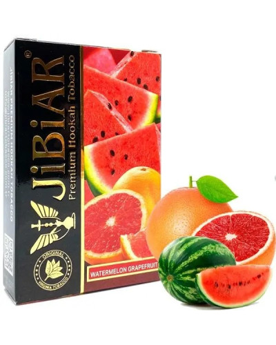 Табак для кальяна JiBiAR 50 гр Watermelon Graefruit (кавун грейпфрут) (протермінований)