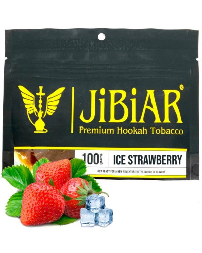 Табак для кальяна JiBiAR 100 гр Ice Strawberry Клубника лед (реплика)