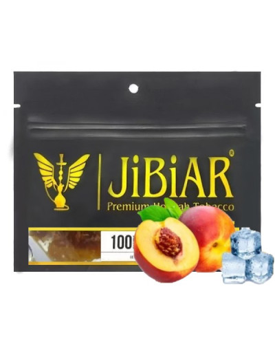 Табак для кальяна JiBiAR 100 гр Ice Gold Peach (персик з льодом) (прострочено)