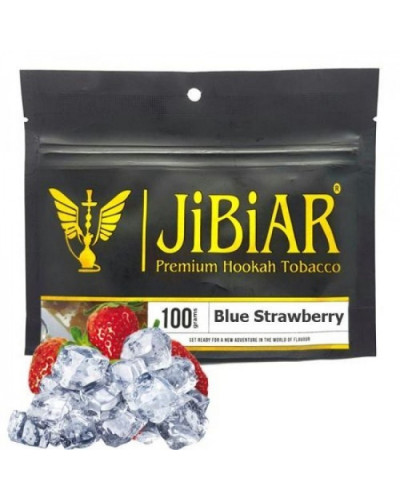 Тютюн для кальяну JiBiAR 100 гр Blue Strawberry (блакитна полуниця) (протермінований)