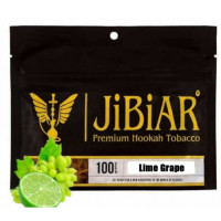 Тютюн для кальяну JiBiAR 100 гр Lime Grape (лайм виноград) (протермінований)