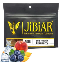 Тютюн для кальяну JiBiAR 100 гр Ice Peach Blueberry (персик чорниця лід) (протермінований)