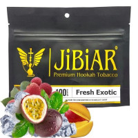 Тютюн для кальяну JiBiAR 100 гр Fresh Exotic (манго маракуйя лічі лід) (протермінований)