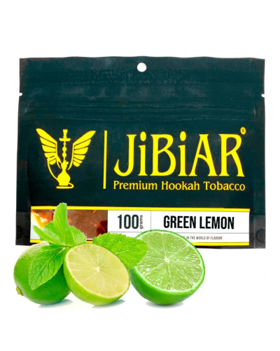 Тютюн для кальяну JiBiAR 100 гр Green Lemon (зелений лимон) (протермінований)