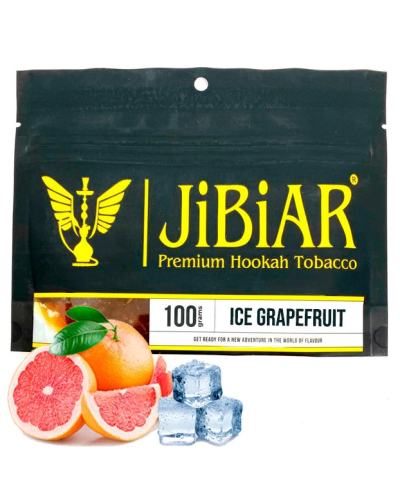 Тютюн для кальяну JiBiAR 100 гр Ice Grapefruit (грейпфрут з льодом) (протермінований)