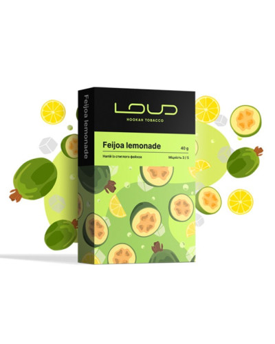 Табак для кальяна LOUD Medium 40 гр Feijoa Lemonade (Напиток с фейхоа)
