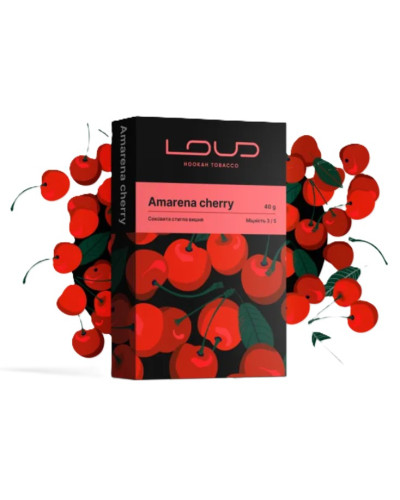 Табак для кальяну LOUD Medium 40 гр Amarena Cherry (Вишня)