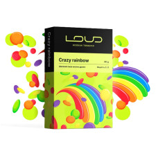 Табак для кальяну LOUD Medium 40 гр Crazy rainbow (Кислі драже)