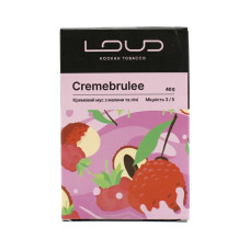 Табак для кальяну LOUD Medium 40 гр Cremebrulee (Кремовий мус з малини та лічі)