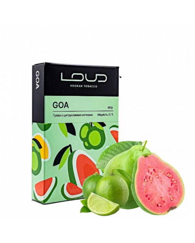 Табак для кальяну LOUD Medium 40 гр GOA (Гуава з цитрусовими нотками)