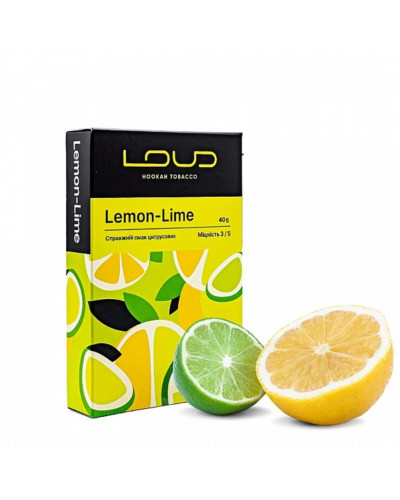 Табак для кальяну LOUD Medium 40 гр Lemon Lime (Цитруси)