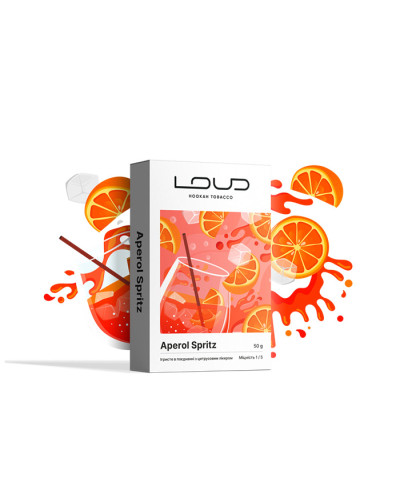Табак для кальяна LOUD Lite 50 гр Aperol spritz (Игристое с цитрусовым ликером)