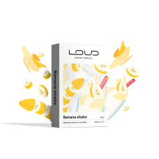 Табак для кальяну LOUD Lite 50 гр Banana Shake (Банан пломбір)